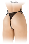 String noir ouvert à nouer Stella - Fashion Secret String noir ouvert à nouer Stella - Fashion Secret